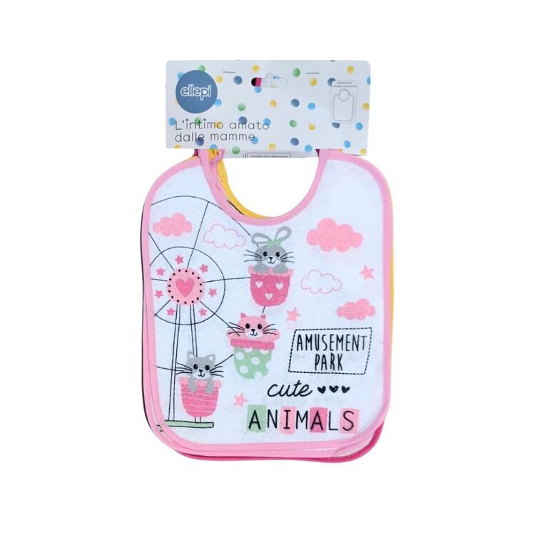 BAVETTA DA BAMBINA IN SPUGNA PLASTIFICATA CON ELASTICO 22x22 ELLEPI AD9571 Ellepi