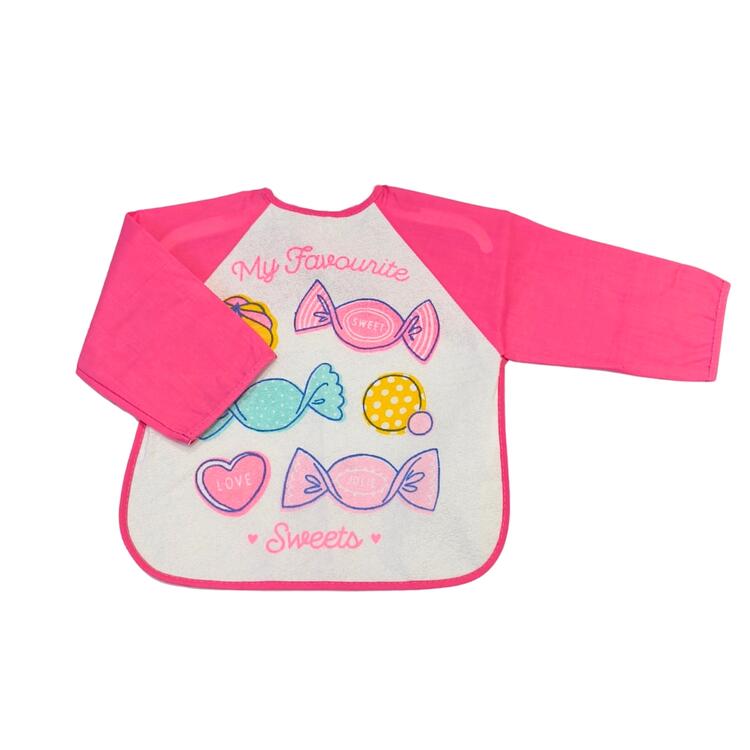 Bavaglino bambina con maniche Ellepi AD9603 Ellepi