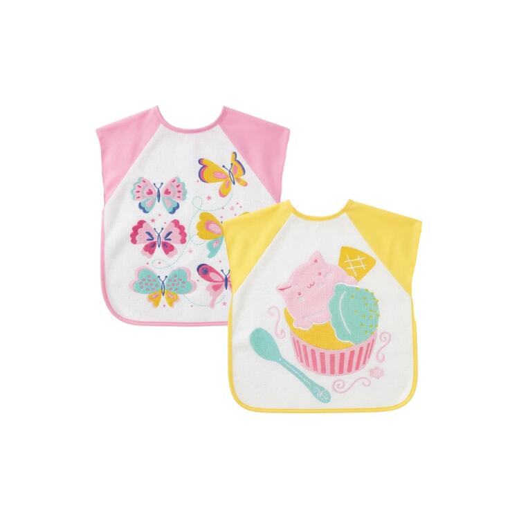 Bavaglino bambina con maniche Ellepi AD9603 Ellepi