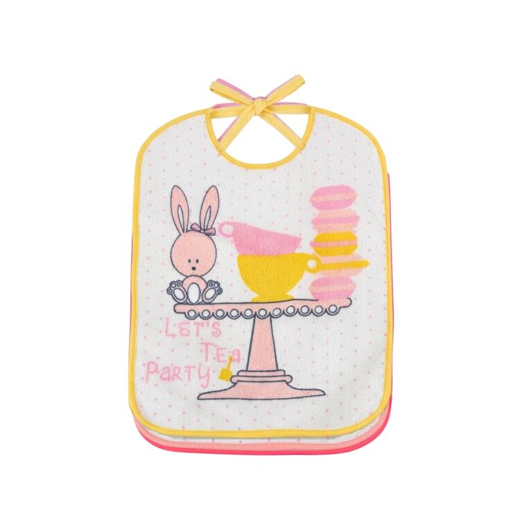 BAVETTA DA BAMBINA IN SPUGNA PLASTIFICATA CON LACCETTI 28x29 ELLEPI AD9629 Ellepi