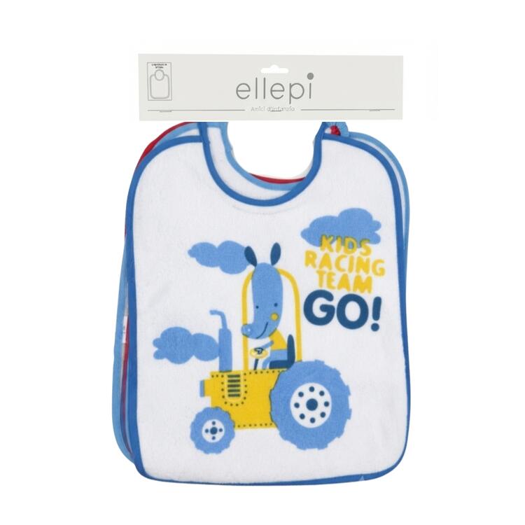 Bavetta da bambino in spugna con elastico 27x35 Ellepi AD9759 Ellepi