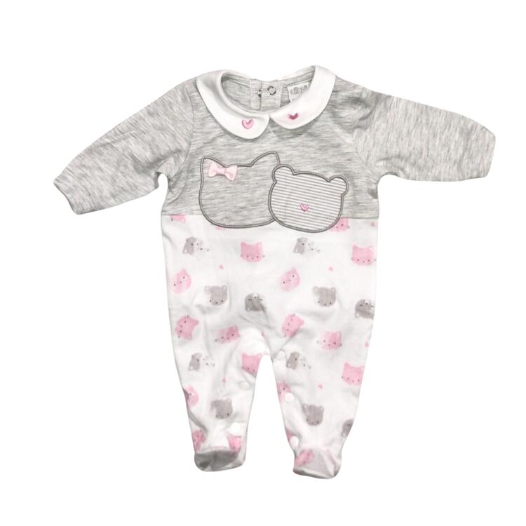 ELLEPI BQ3403 BABY-EINTEILIGES BABY-MÄDCHEN AUS BAUMWOLLE Ellepi