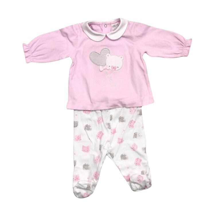 COMPLETO CLINICO NEONATA IN COTONE ELLEPI CO5169 Ellepi