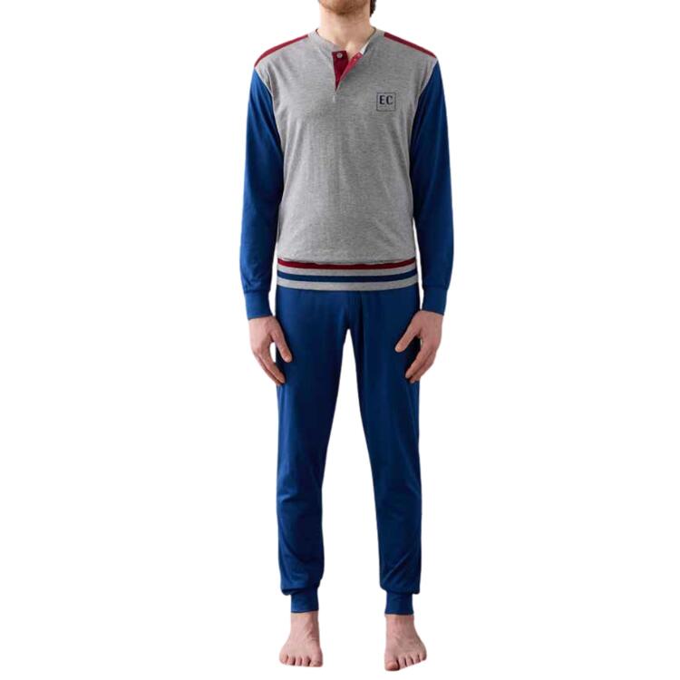 PIGIAMA UOMO SERAFINO IN JERSEY DI COTONE ENRICO COVERI EP1224 COVERI