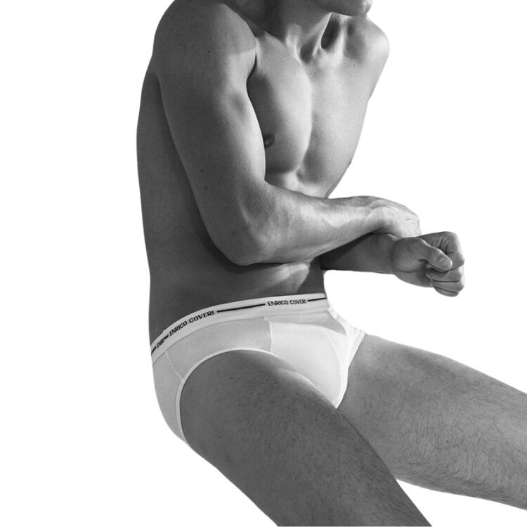 SLIP UOMO IN COTONE ELASTICIZZATO ELASTICO ESTERNO COVERI ES1000 COVERI