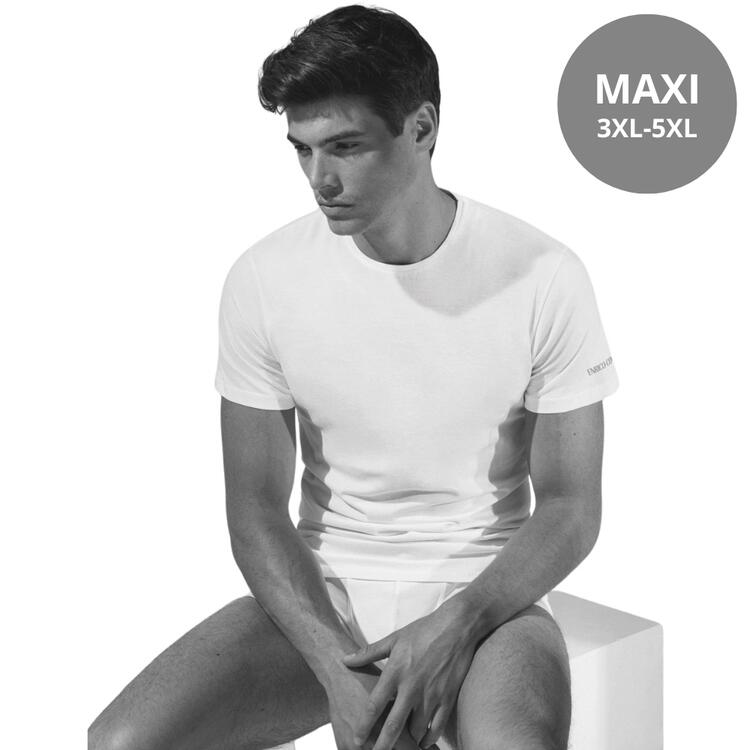 T-SHIRT UOMO CALIBRATA GIROCOLLO COTONE PETTINATO COVERI ET1100 MAXI COVERI