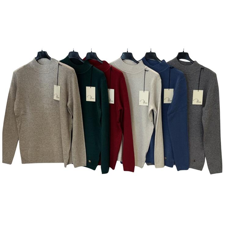 LUPETTO DONNA MANICA LUNGA FLORA FL4019  FLORA