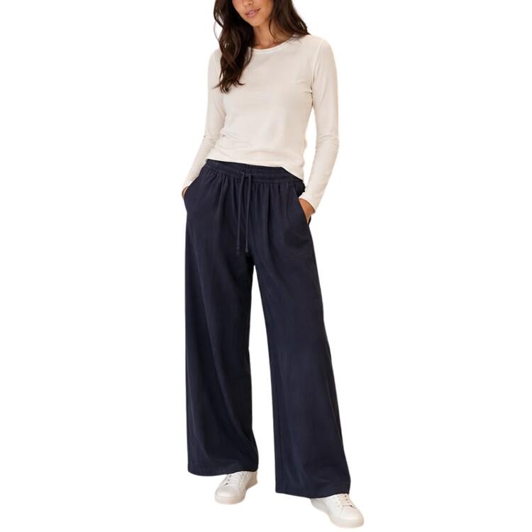PANTALONE DONNA LARGO CON COULISSE FLORA FL6003 FLORA