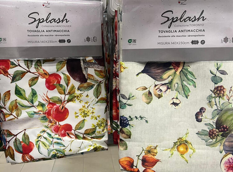 SPLASH LOVELY HOME STAIN RESISTANT TABLECLOTH 140x230 cm LOVELY HOME