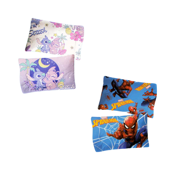 COPPIA FEDERE CUSCINO LETTO DISNEY Disney