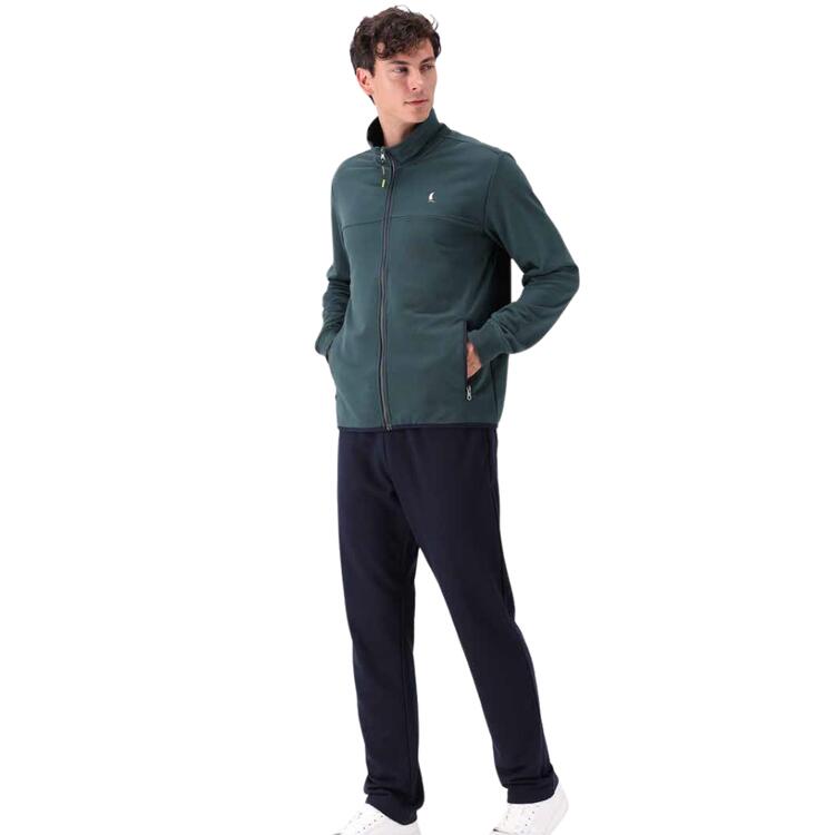 FRATELLI CAMPAGNOLO 77582 MEN'S BRUSHED COTTON ZIP-UP TRACKSUIT Fratelli Campagnolo