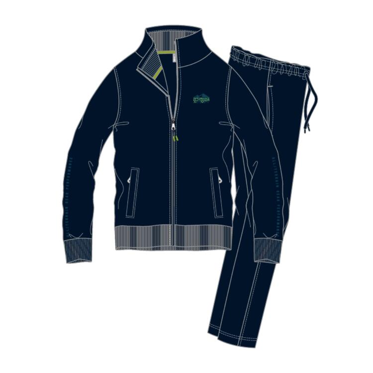 Tuta uomo over fullzip in felpa F.lli Campagnolo 8q78599 56-64 Fratelli Campagnolo