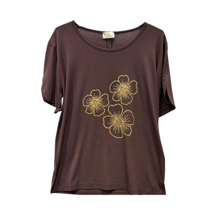 15/134 T-SHIRT MM DONNA FLORA