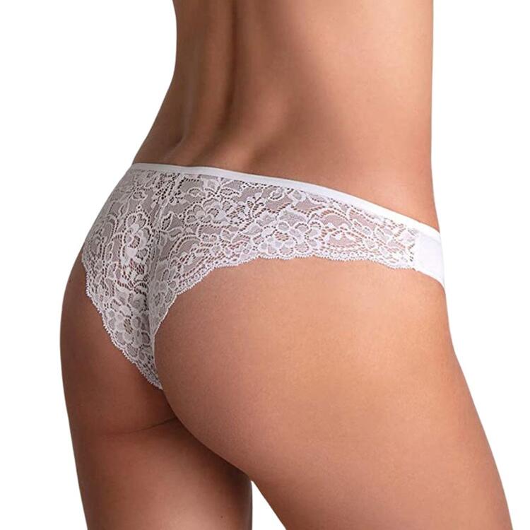 PANTALONES BRASILEÑOS DE MUJER CON ENCAJE COTONELLA GD284 - 2 PARES Cotonella