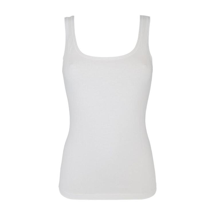 Camiseta sin mangas de manga ancha de algodón orgánico para mujer Cotonella Life GD443 Cotonella