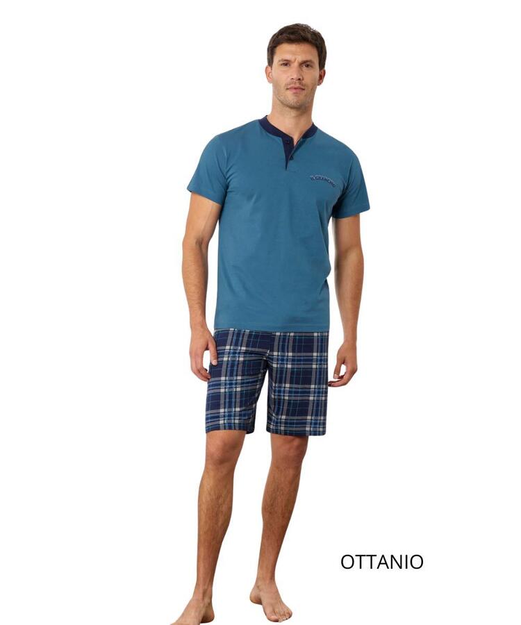 Pigiama uomo corto in jersey di cotone Il Granchio GP1159 Il Granchio