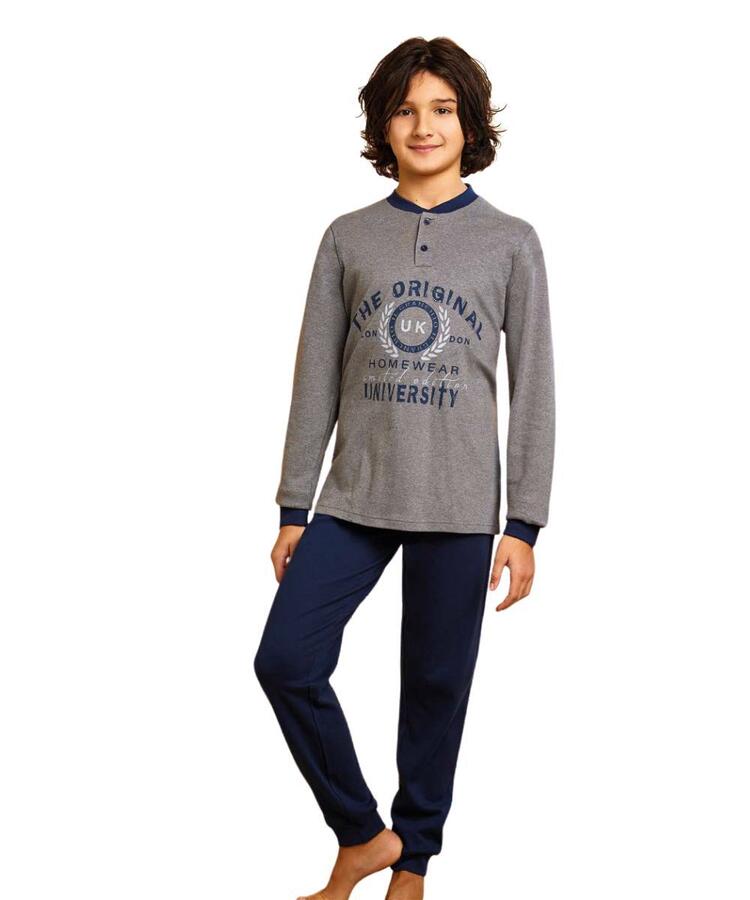 Pigiama da ragazzo in caldo cotone Il Granchietto GP4139 Il Granchio