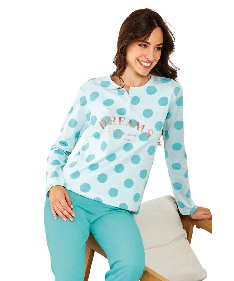 Pigiama donna in jersey di cotone Il Granchio Lady GP5121 Il Granchio