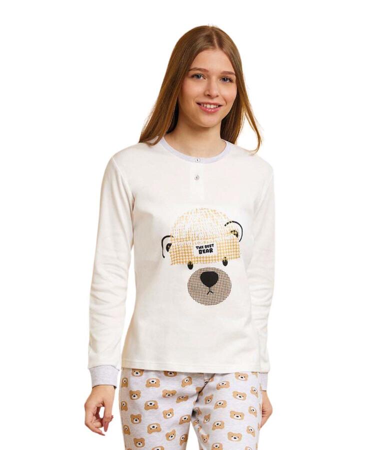 Pigiama da ragazza in CALDO cotone Il Granchietto GP7116 Il Granchio