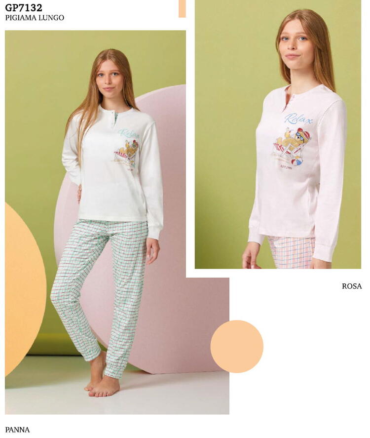 Pijama Niña De Punto De Algodón Il Granchietto GP7132 Il Granchio