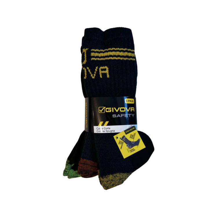 Calza corta lavoro spugna Givova GW001 (3 PAIA) Givova