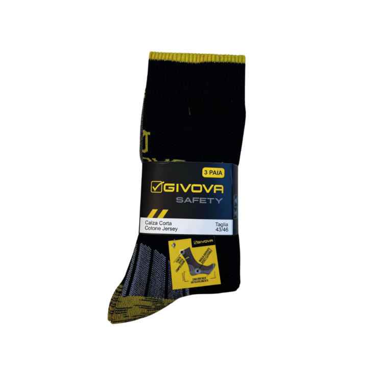 Calza corta lavoro cotone jersey Givova GW003 (3 PAIA) Givova