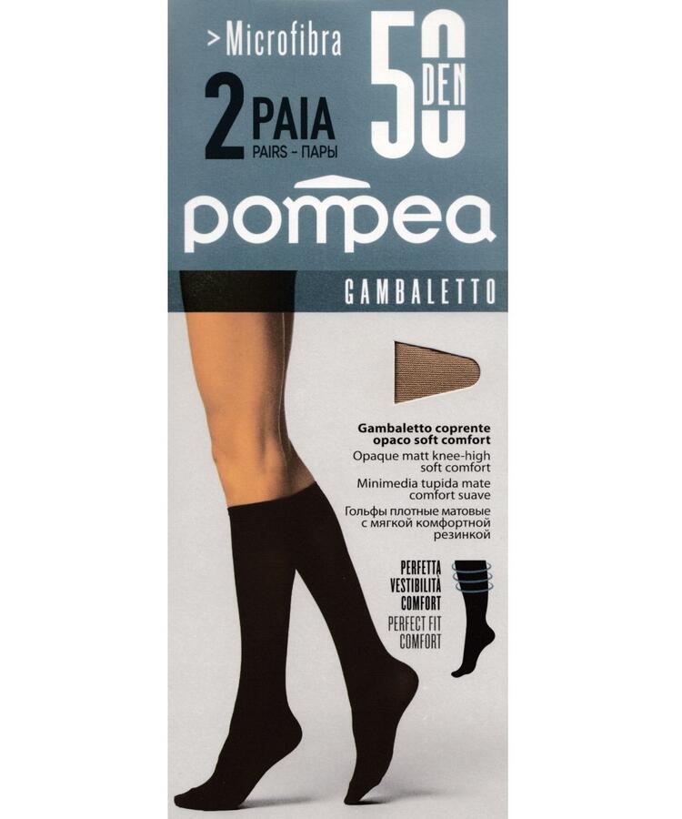 Gambaletto donna in microfibra Pompea art. Micro 50 (2 PAIA) Pompea