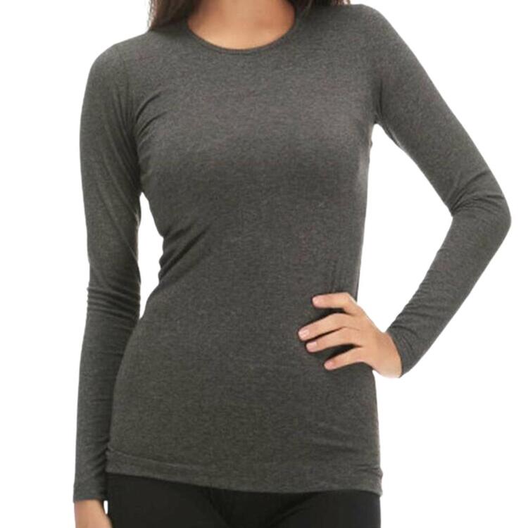 long-sleeved crew neck stretch cotton sweater Jadea 4055 Jadea