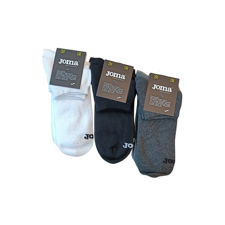 CALZINO CORTO UNITO RASATO UOMO JOMA JU05 (3 PAIA) Joma