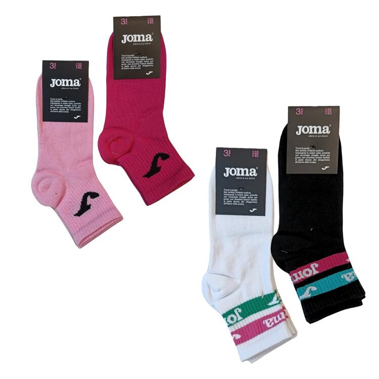 CALZINO CORTO DONNA MODA JOMA JD17 (3 PAIA) Joma