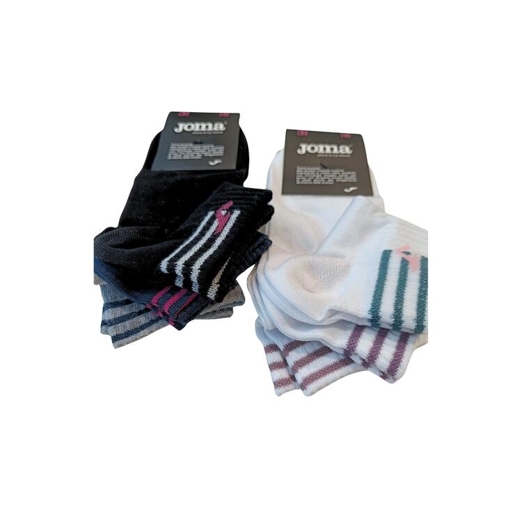 CALZINO SNEAKER DONNA FANTASIA JOMA JD23 (3 PAIA) Joma