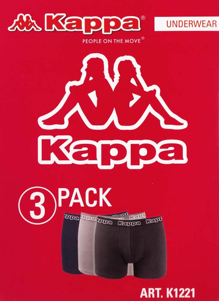 Boxer in cotone bielastico Kappa K1221 Tri-pack Kappa