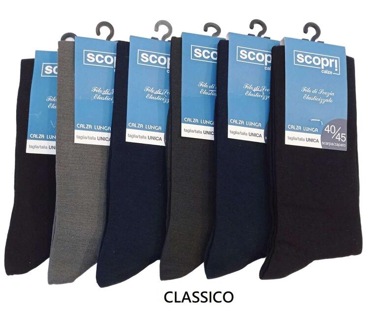 Men's long socks in stretch yarn Discover Kat Scopri Calze