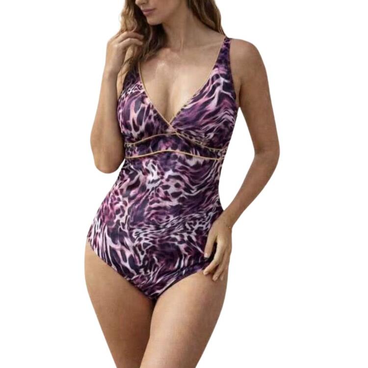 COSTUME INTERO MARE ANIMALIER DONNA MODA MARE L2395 VIOLETTA MODA MARE