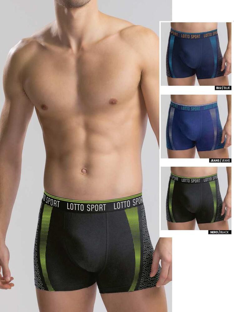 Boxer uomo in cotone elasticizzato Lotto LB1332 Lotto