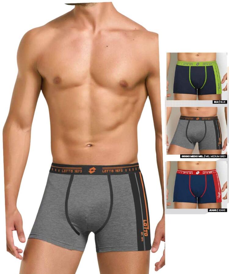 Boxer uomo cotone elasticizzato Lotto LB1355 Lotto