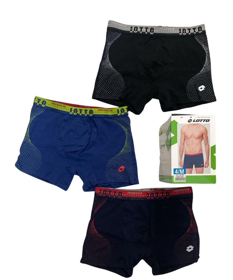 Boxer uomo cotone elasticizzato Lotto LB1365 Lotto