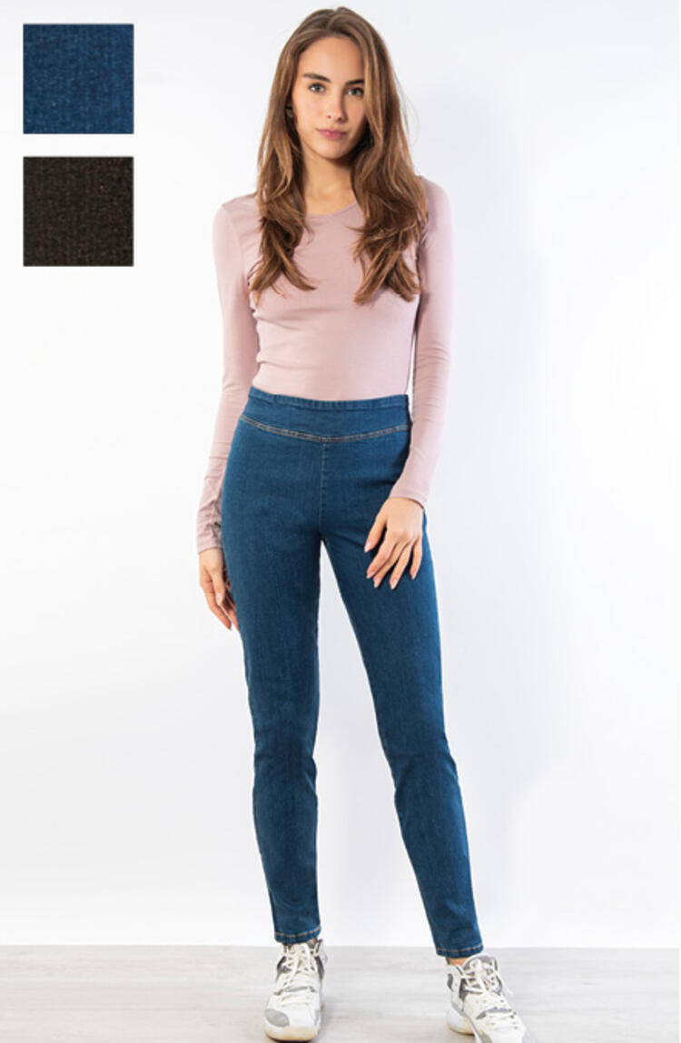 LEGGINGS DONNA EFFETTO JEANS SIèLEI LG02 Sièlei