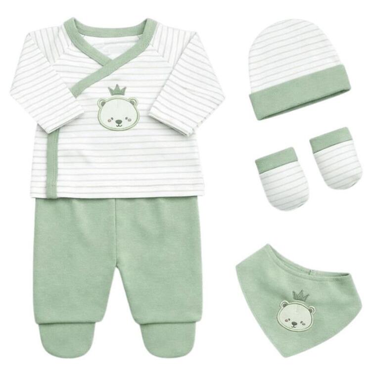 SET 5 PEZZI NEONATO NASCITA LES JOLIES LJ-359 Les Jolies