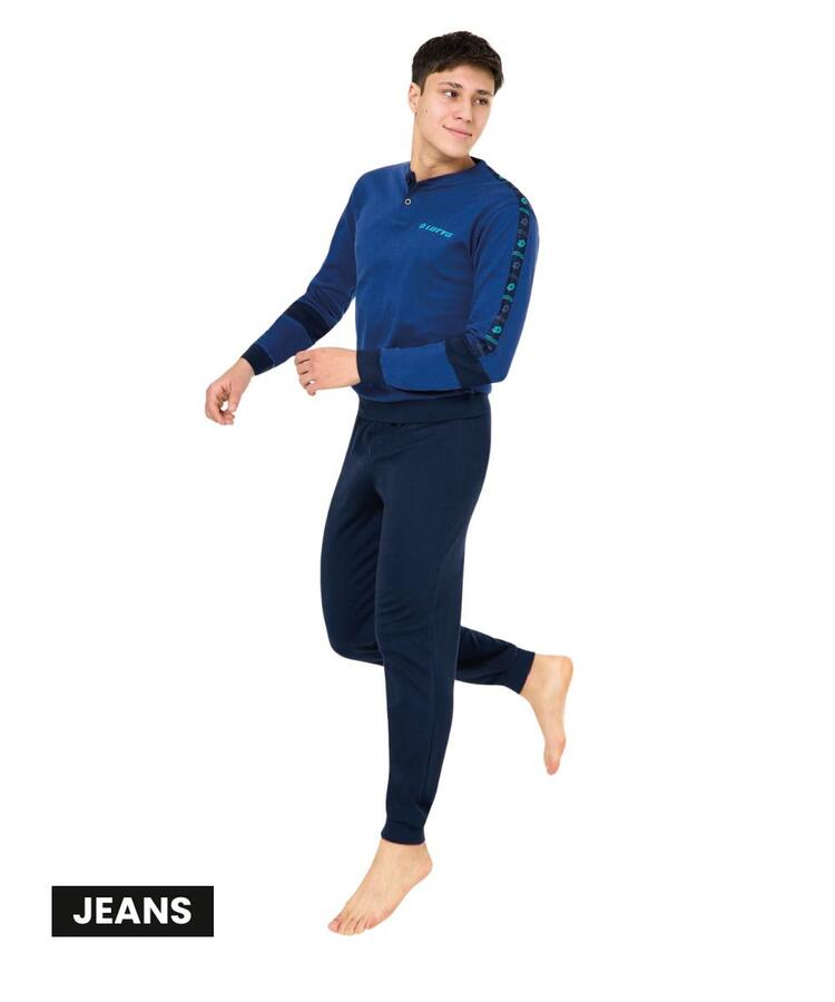 Pigiama da ragazzo in caldo cotone Lotto LP4208 Lotto