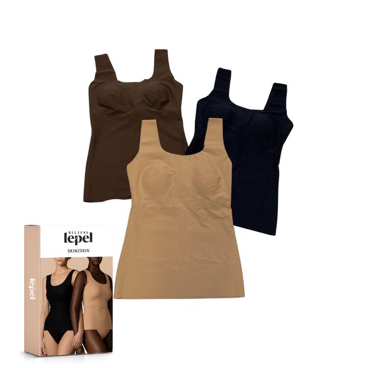 Top con reggiseno in microfibra senza cuciture Lepel Skin2Skin VLPT02776 Lepel