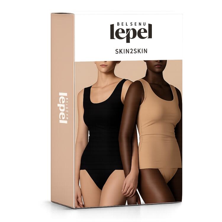 Top con reggiseno in microfibra senza cuciture Lepel Skin2Skin VLPT02776 Lepel