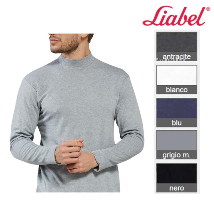 LUPETTO MANICA LUNGA UOMO CALDO COTONE LIABEL 2828/163 Liabel