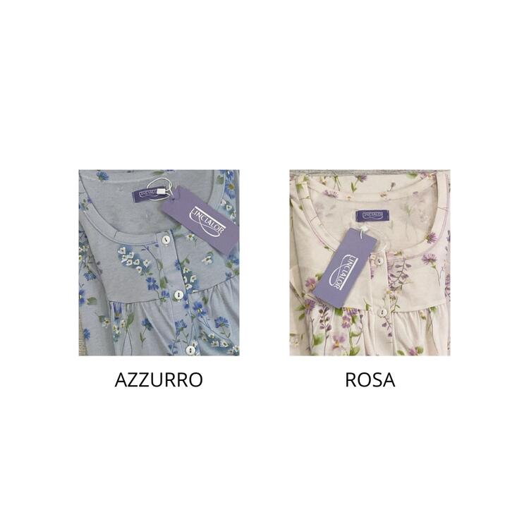 CAMICIA DA NOTTE A MANICA LUNGA IN JERSEY LINCLALOR 75377 Linclalor