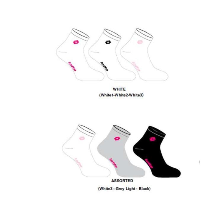 LOTTO GR85 SPORTS SHORT SOCKS FOR GIRLS Lotto