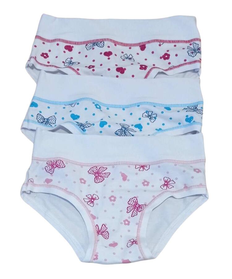 Kika 494/A high-banded stretch cotton girls' briefs KICA