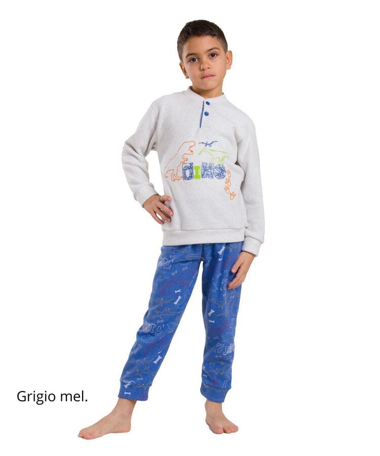 Pigiama da bambino in CALDO cotone lanato Martellina M2011 Martellina