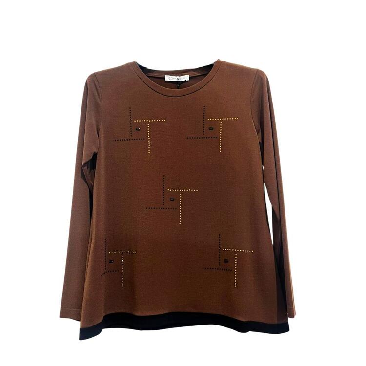 BLUSA DONNA CON STRASS CHIARA AUTIERI MA3025 CHIARA AUTIERI