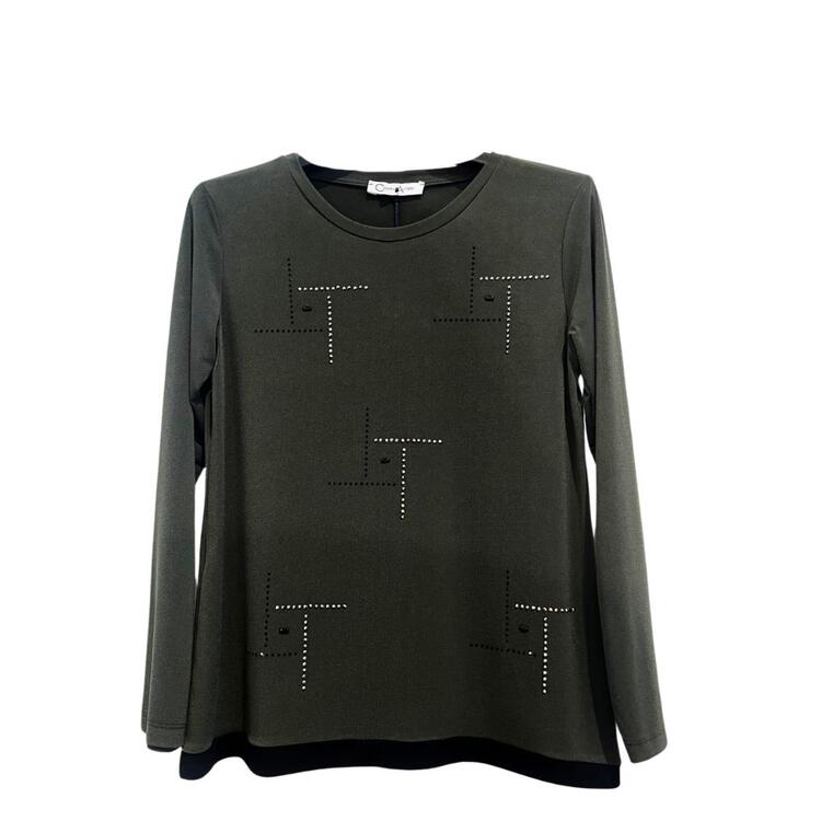 BLUSA DONNA CON STRASS CHIARA AUTIERI MA3025 CHIARA AUTIERI