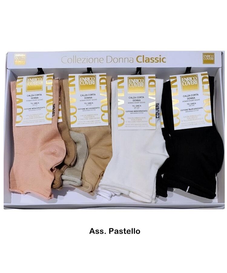 Coveri Mango kurze lockere Damensocken aus elastischer Baumwolle COVERI